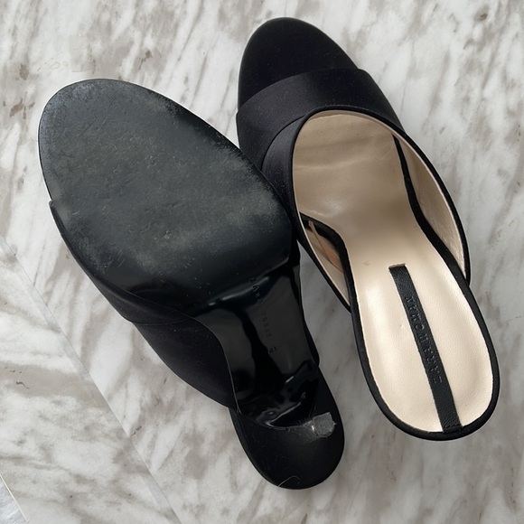 High heeled satin mules! - Picture 3 of 4